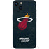NBA Miami Heat Black Partial Logo iPhone 15 Skin