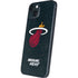 NBA Miami Heat Black Partial Logo iPhone 15 Skin