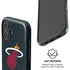NBA Miami Heat Black Partial Logo iPhone 16 Magsafe Impact Case