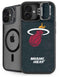NBA Miami Heat Black Partial Logo iPhone 16 Plus Kickstand Case