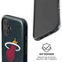 NBA Miami Heat Black Partial Logo iPhone 16 Plus Magsafe Impact Case