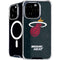 NBA Miami Heat Black Partial Logo iPhone 16 Pro MagSafe Case