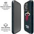 NBA Miami Heat Black Partial Logo iPhone 16 Pro Magsafe Impact Case