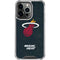 NBA Miami Heat Black Partial Logo iPhone 16 Pro Max Clear Case