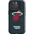 NBA Miami Heat Black Partial Logo iPhone 16 Pro Max Impact Case