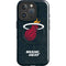 NBA Miami Heat Black Partial Logo iPhone 16 Pro Max Magsafe Impact Case