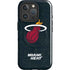 NBA Miami Heat Black Partial Logo iPhone 16 Pro Max Magsafe Impact Case