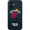 NBA Miami Heat Black Partial Logo iPhone 16 Skin
