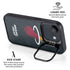 NBA Miami Heat Black Partial Logo iPhone 16e Kickstand Case