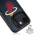 NBA Miami Heat Black Partial Logo iPhone 16e Kickstand Case