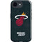 NBA Miami Heat Black Partial Logo iPhone 16e Impact Case