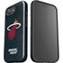 NBA Miami Heat Black Partial Logo iPhone 16e Impact Case
