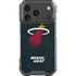NBA Miami Heat Black Partial Logo iPhone 18 Pro Clear Case