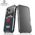 NBA Miami Heat Black Partial Logo iPhone 18 Pro Clear Case
