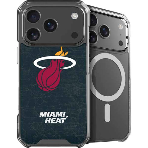 NBA Miami Heat Black Partial Logo iPhone 18 Pro Max MagSafe Case