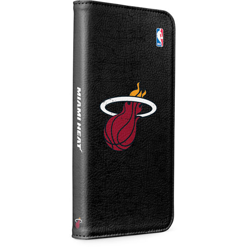 NBA Miami Heat Black Partial Logo iPhone 8 Folio Case
