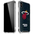 NBA Miami Heat Black Partial Logo iPhone X/XS Clear Case
