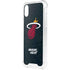 NBA Miami Heat Black Partial Logo iPhone XS Clear Case