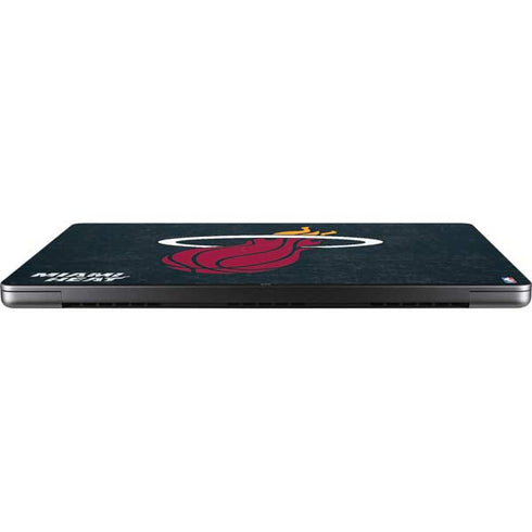 NBA Miami Heat Black Partial Logo Apple MacBook Pro 14-inch Skin