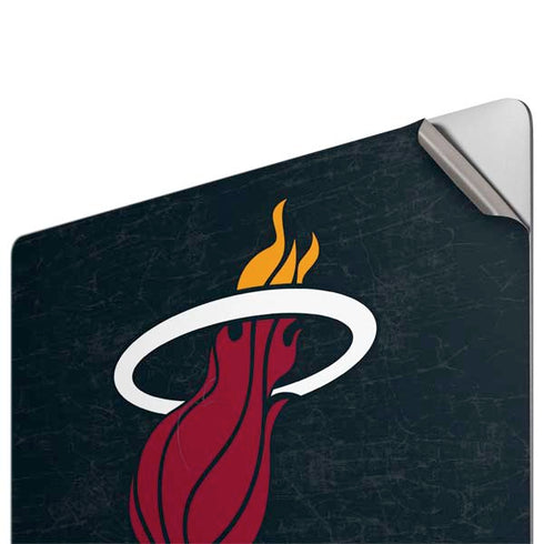 NBA Miami Heat Black Partial Logo Apple MacBook Pro 16-inch Skin