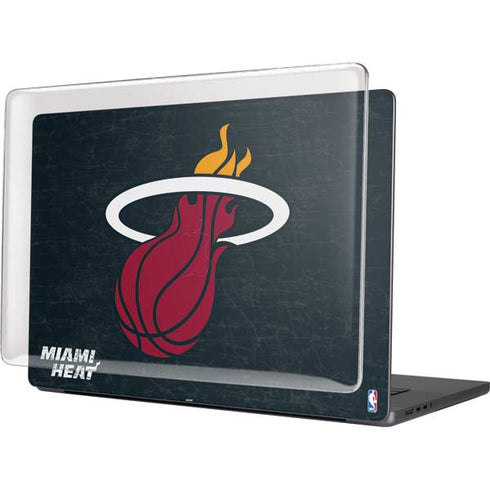 NBA Miami Heat Black Partial Logo MacBook Cases