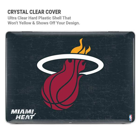NBA Miami Heat Black Partial Logo MacBook Cases
