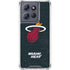 NBA Miami Heat Black Partial Logo Moto G 5G (2025) Clear Case