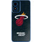 NBA Miami Heat Black Partial Logo Moto G Play 4G (2024) Skin