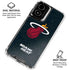 NBA Miami Heat Black Partial Logo Moto G Power 5G (2024) Clear Case
