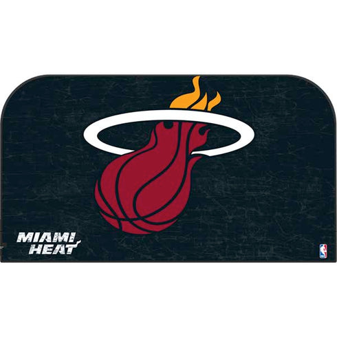 NBA Miami Heat Black Partial Logo Nintendo Switch 2 (2025) with Joy-Con Skin