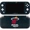 NBA Miami Heat Black Partial Logo Nintendo Switch Lite Skin