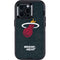 NBA Miami Heat Black Partial Logo Otterbox Defender iPhone Skin