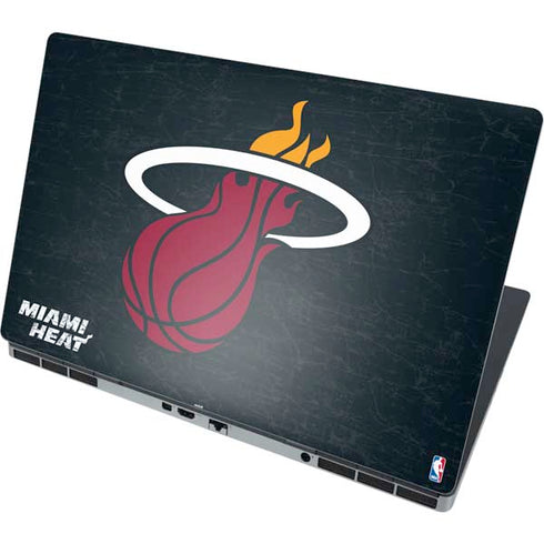 NBA Miami Heat Black Partial Logo Dell Precision Skin