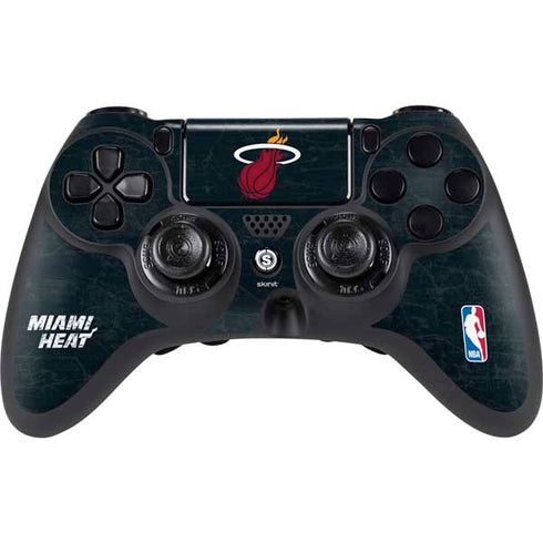 NBA Miami Heat Black Partial Logo PlayStation PS4 Skins