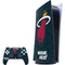 NBA Miami Heat Black Partial Logo PlayStation PS5 Skins