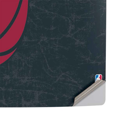 NBA Miami Heat Black Partial Logo PS5 Pro Console Skin