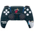 NBA Miami Heat Black Partial Logo PS5 Pro Disk Bundle Skin