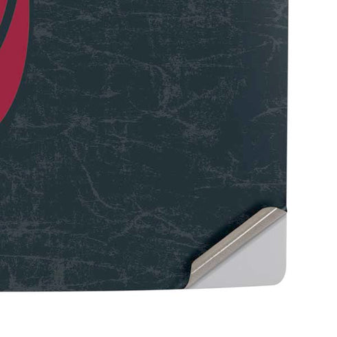 NBA Miami Heat Black Partial Logo PS5 Pro Disk Console Skin