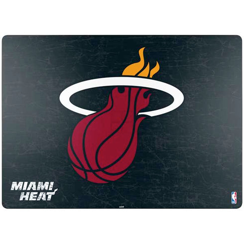 NBA Miami Heat Black Partial Logo Surface Laptop 7 13.8in Skin