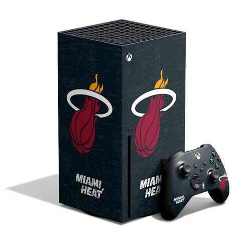 NBA Miami Heat Black Partial Logo Xbox Series X Skins