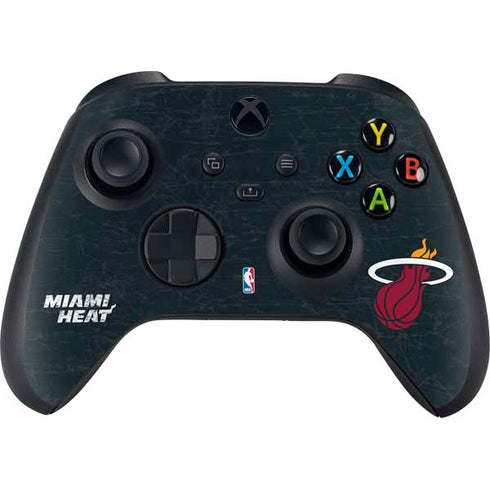 NBA Miami Heat Black Partial Logo Xbox Series X Bundle Skin