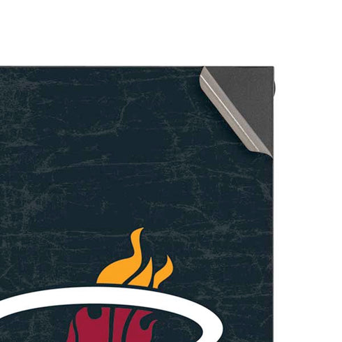 NBA Miami Heat Black Partial Logo XBox Series X Digital Edition Console Skin