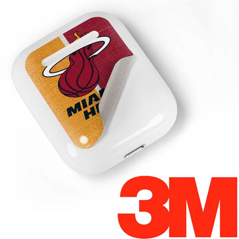 NBA Miami Heat Canvas Apple AirPods Skin