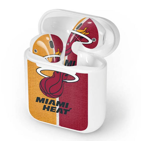 NBA Miami Heat Canvas Apple AirPods Skin