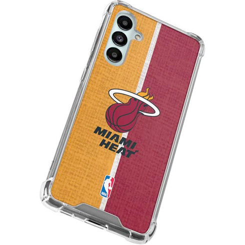 NBA Miami Heat Canvas Galaxy A16 5G Clear Case