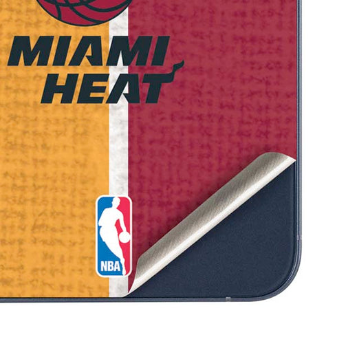 NBA Miami Heat Canvas Galaxy A35 5G Skin