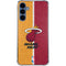 NBA Miami Heat Canvas Galaxy A55 5G Clear Case