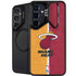 NBA Miami Heat Canvas Galaxy S24 FE Kickstand Case