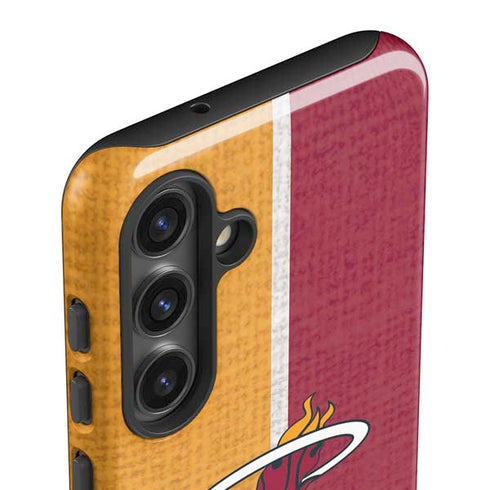 NBA Miami Heat Canvas Galaxy S25 Plus Impact Case