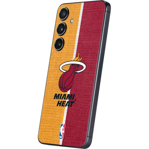 NBA Miami Heat Canvas Galaxy S24 Plus Skin